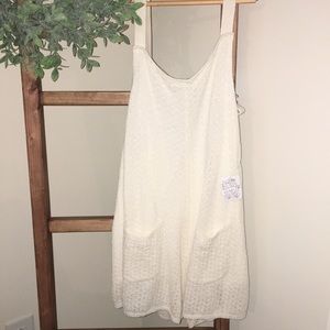 FREE PEOPLE IVORY ROMPER